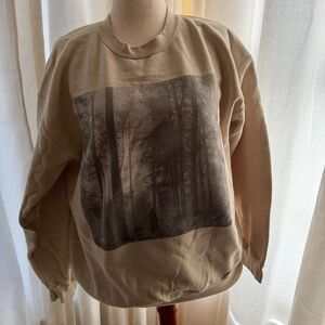 In The Trees Beige Folklore Crewneck